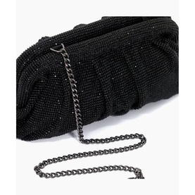 Elegant Embellished Mesh Clutch