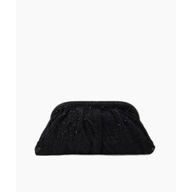 Elegant Embellished Mesh Clutch