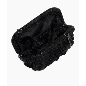 Elegant Embellished Mesh Clutch