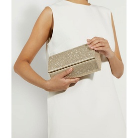 Esmes Embellished Box Clutch