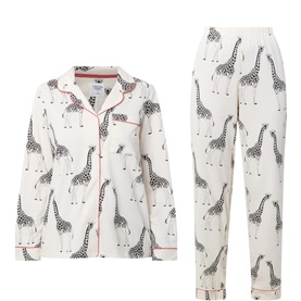 Giraffe Print Pyjama Set