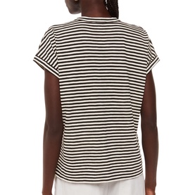 Jilly Stripe Button Top