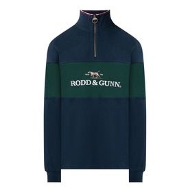 Logo Half-Zip Rugby Sweatshirt