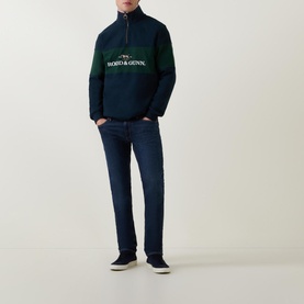 Logo Half-Zip Rugby Sweatshirt