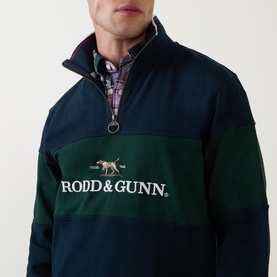 Logo Half-Zip Rugby Sweatshirt