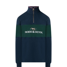 Logo Half-Zip Rugby Sweatshirt
