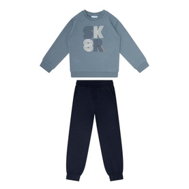 Two-Piece SK8R Sweatshirt & Sweatpants Set