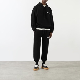 Sportswear Logo Drawstring Hoodie