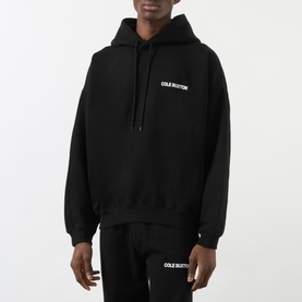 Sportswear Logo Drawstring Hoodie