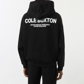 Sportswear Logo Drawstring Hoodie