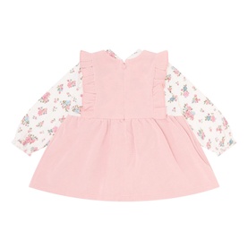 Floral Two-Piece Bodysuit and Dress Set