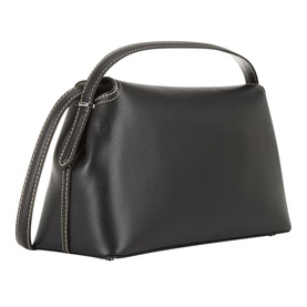 T-Lock Leather Top Handle Bag