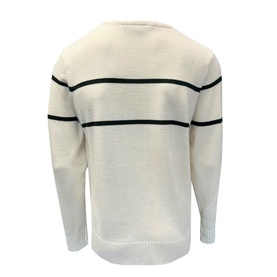 Guinness Stripe-Detail Logo Sweater