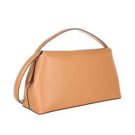 T-Lock Grained Crossbody Bag