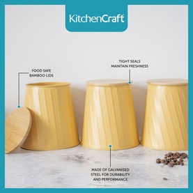 3-Piece Storage Canister Set