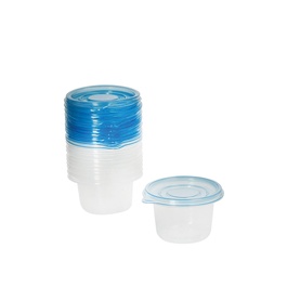 23-Piece Plastic Meal Prep Container Set