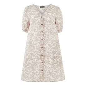 Palm Flared Mini Dress