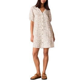 Palm Flared Mini Dress