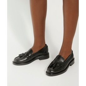 Garda Tassel Trim Leather Loafers