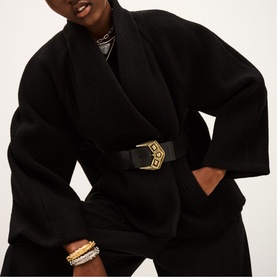 Hini Belted Cape