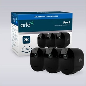 Pro 5 3 Camera Kit 2K Resolution Black