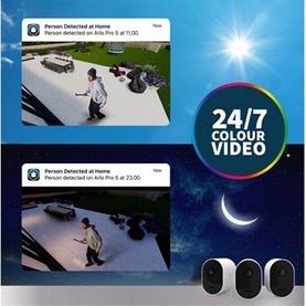 Pro 5 3 Camera Kit 2K Resolution Black