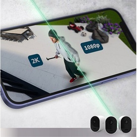 Pro 5 3 Camera Kit 2K Resolution Black