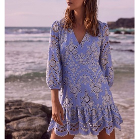 Broderie Anglaise Mini Dress