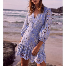 Broderie Anglaise Mini Dress