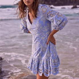 Broderie Anglaise Mini Dress