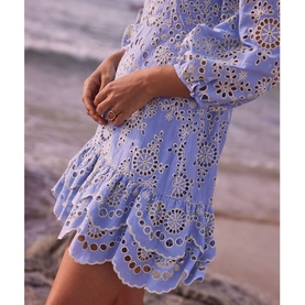 Broderie Anglaise Mini Dress