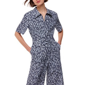 Leopard Belted Jumpsuit