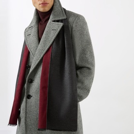 Solid Double Side Silk Scarf