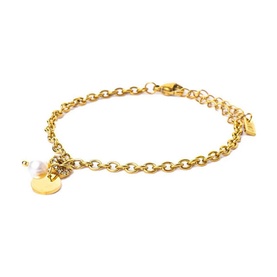 Freshwater Pearl Charm Bracelet