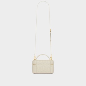 Gaby Quilted Leather Mini Vanity Case