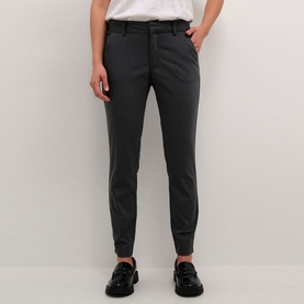 Lea Mid-Rise Straight-Leg Chino Trousers