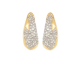 Solanales Crystal Hoop Earring