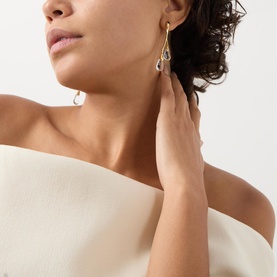 Lucite Double Drop Earrings