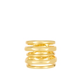 Layered Hoop Ring