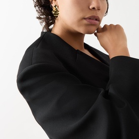 Crumpled Post-Back Earrings