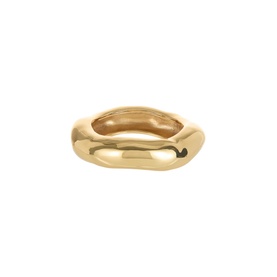 Molten Wide Bangle Bracelet