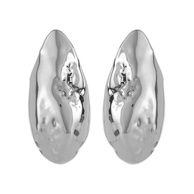 Teardrop Puffy Earrings