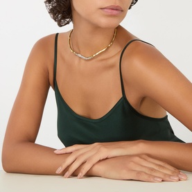 Solanales Crystal Collar Necklace