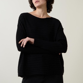 Rib-Knit Sweater