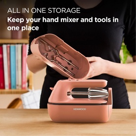 Quickmix Go 5 Speed Hand Mixer Red