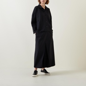 Curved-Hem Jacket