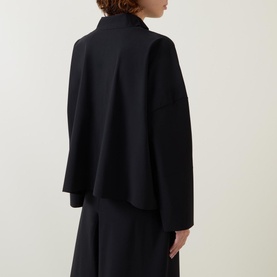Curved-Hem Jacket