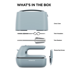 Quickmix Go 5 Speed Hand Mixer Grey