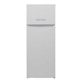 54cm Freestanding 144cm Top Mount Low Frost Fridge Freezer White