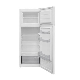 54cm Freestanding 144cm Top Mount Low Frost Fridge Freezer White